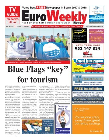 Euro Weekly News - Costa de Almeria 18 - 24 July 2019 Issue 1776