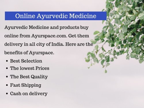 Buy Online Ayurvedic Medicine 