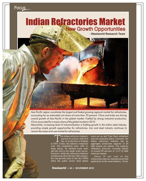 Indian Refractories Market - Steelworld