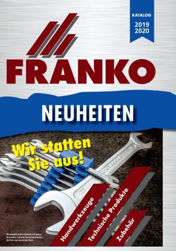 Franko Werkzeugtechnik -NEUHEITEN -