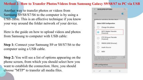How to Transfer PhotosVideos from Samsung to PC