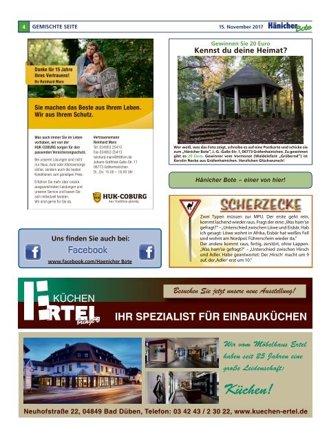 Hänicher Bote | November-Ausgabe 2017