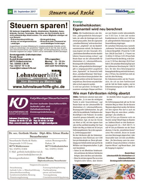 Hänicher Bote | September-Ausgabe 2017