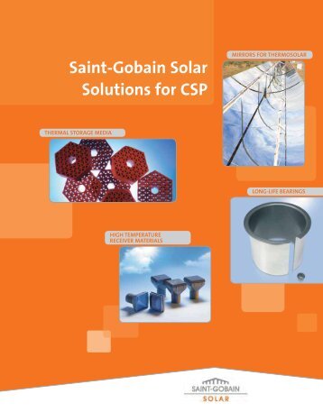 Saint-Gobain Solar Solutions for Concentrated Solar Power (CSP)