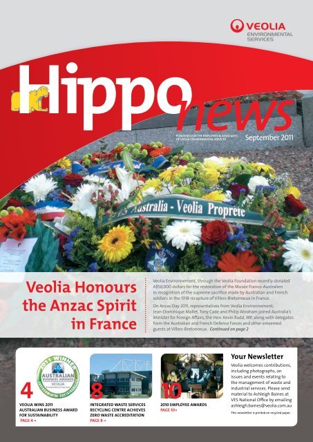 Hippo News - Veolia Environmental Services Australia