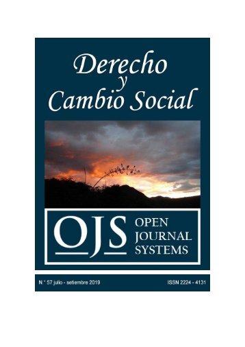 Derecho y Cambio Social n.° 57 (Texto completo)