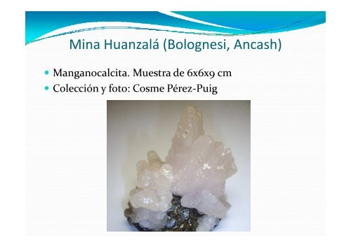 MINAS Y MINERALES DE PERÚ