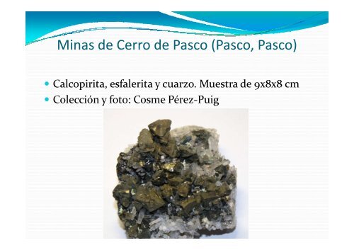 MINAS Y MINERALES DE PERÚ