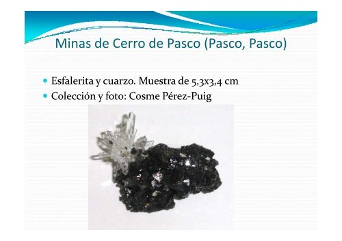 MINAS Y MINERALES DE PERÚ