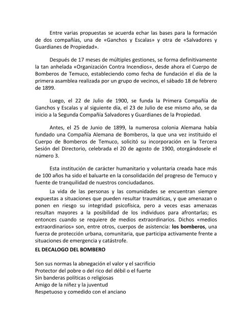 Homenaje a Bomberos de la Logia Masónica de Temuco