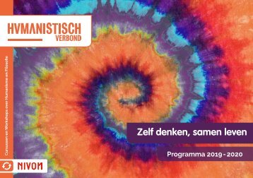 Humanistisch Verbond Arnhem-Rijnstreek - Programma 2019-2020 