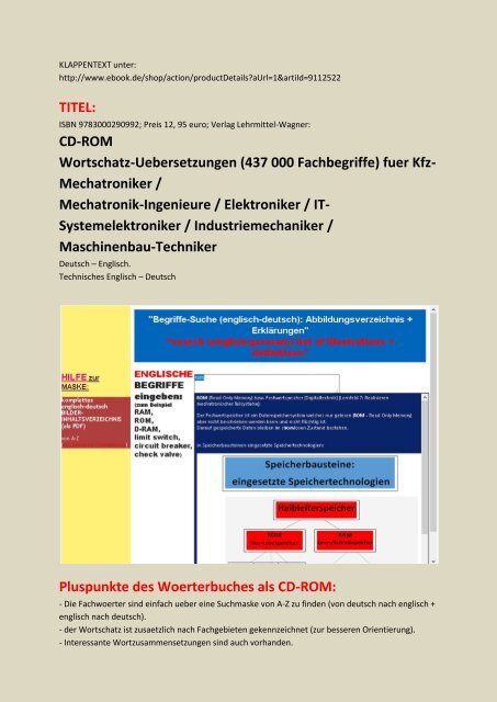 englisch uebersetzen: Woerterbuch Metalltechnik Fertigungstechnik