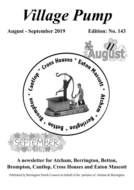 Berrington Village Pump Edition 143 Aug - Sep 2019