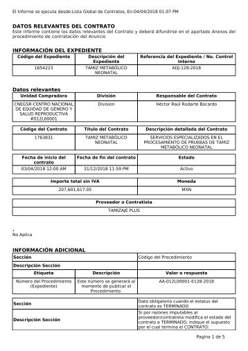 Archivos tamiz neonatal