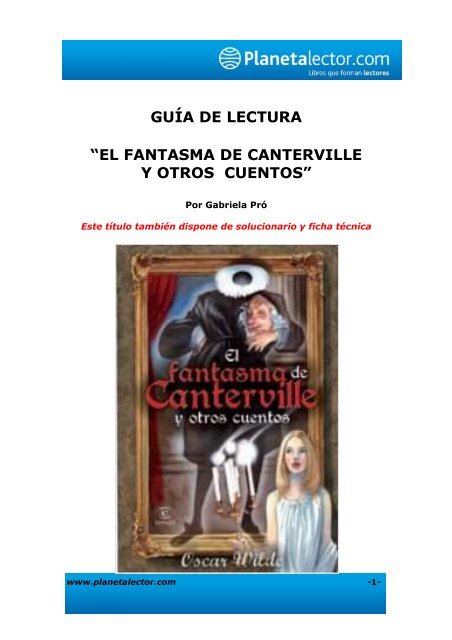 guia-de-lectura-el-fantasma-de-canterville-y-otros-cuentos