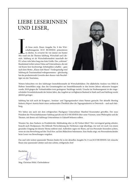 ECO Business und Living Nr 8 / 2019