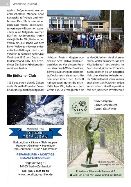 Wannsee Journal August/September 2019