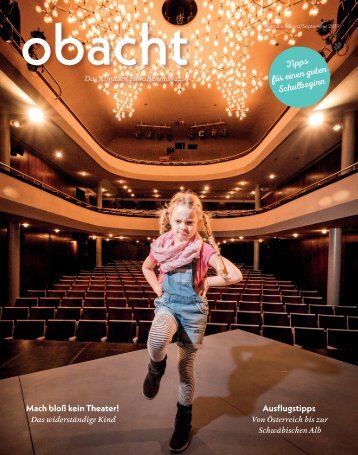 obacht Familienmagazin August/September 2019