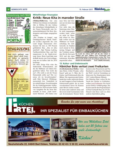 Hänicher Bote | Februar-Ausgabe 2017