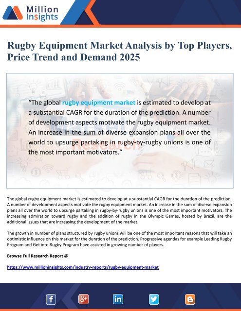 Rugby Equipment Market Analysis by Top Players 2025