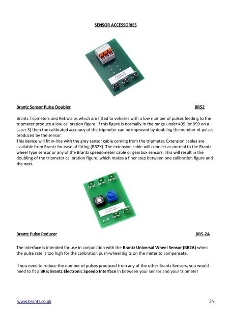 Brantz Rally Product Overview - 2019