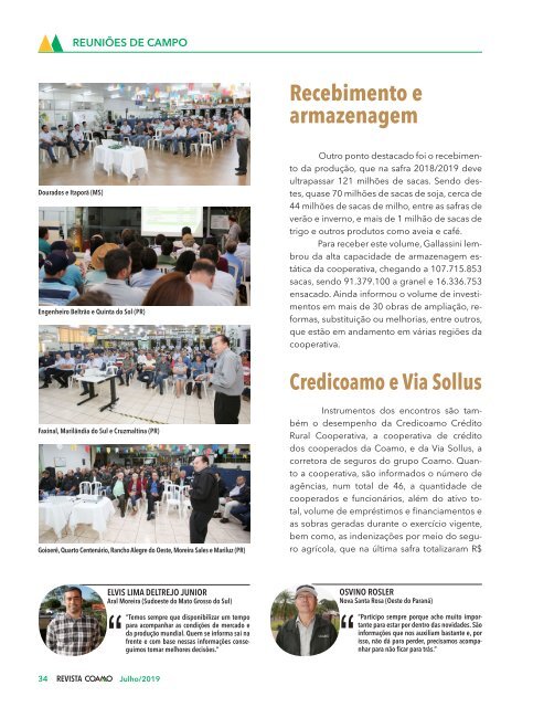 Revista Coamo Edição de Julho de 2019