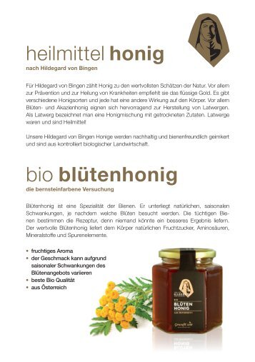 Hildegard Bio Honig