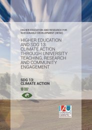Higher Education and SDG 13: Climate Action Through University Teaching, Research and Community Engagement