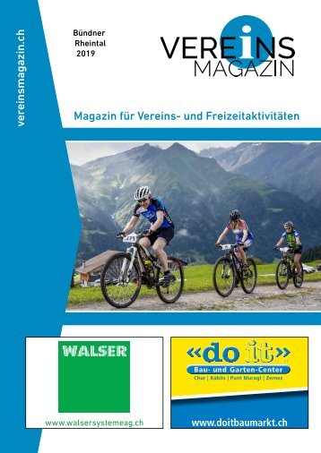 Vereinsmagazin Buendner Rheintal Ausgabe 3 - Onlinemagazin