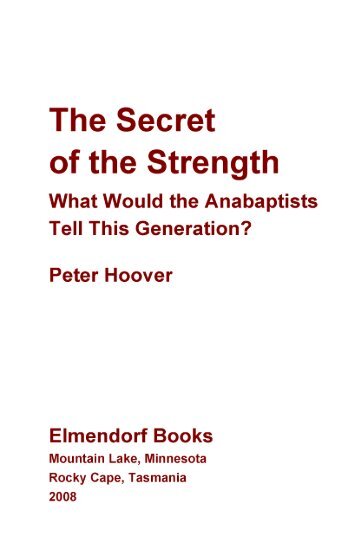 The Secret of the Strength