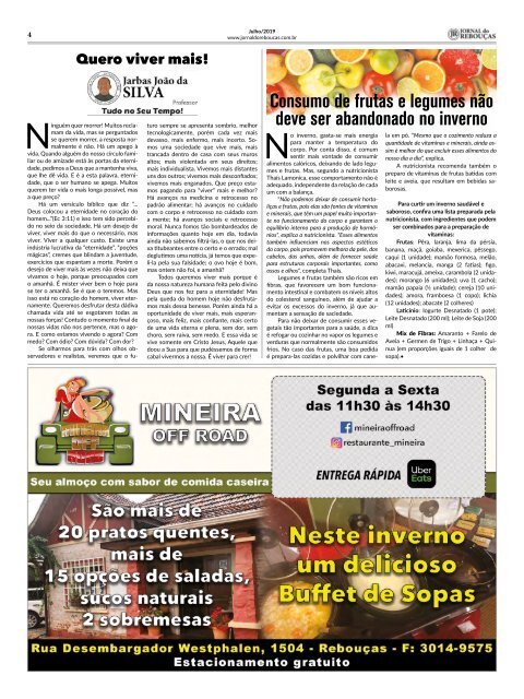Jornal do Rebouças - Edição 54 - Julho/2019