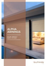 Sunway Alpha-Awning Catalogue