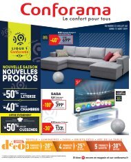 Conforama 23 juillet-12 aout 2019