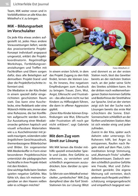 Lichterfelde Ost Journal August/September 2019