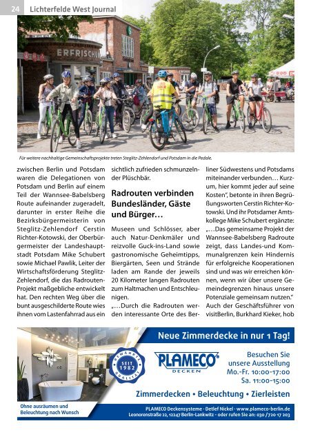 Lichterfelde West Journal August/September 2019