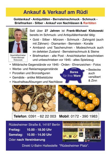 Lichterfelde West Journal August/September 2019
