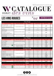 Catalogue vins et produits locaux épicerie fine _ Double V _ VinoValley Saumur