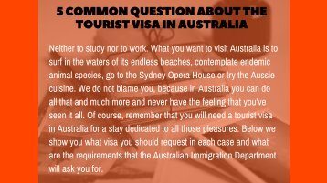 5-Common-question-about-the-tourist-visa-in-Australia