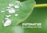 Geschäftsbericht 2018 EuroNatur Stiftung
