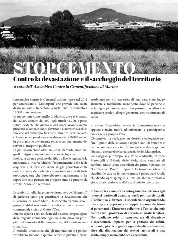 DOSSIER STOPCEMENTO MARINO - 2019 - VERSIONE FINALE BN