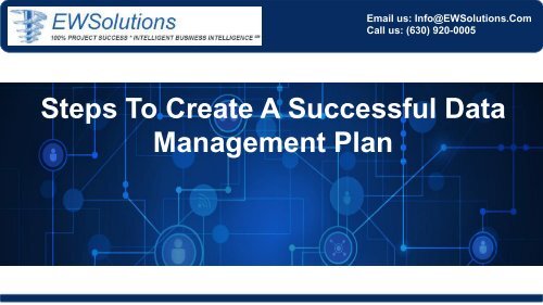 Steps To Create A Successful Data Management Plan -converted