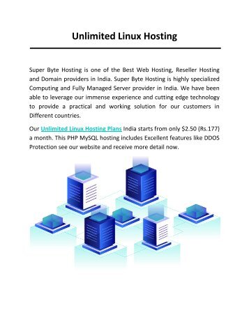 Unlimited Linux Hosting