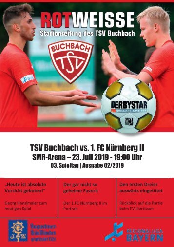 Stadionzeitung TSV Buchbach - 1.FC Nürnberg II