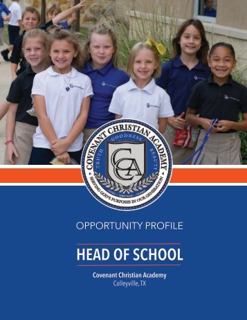 Covenant Christian Academy HOS Opportunity Profile