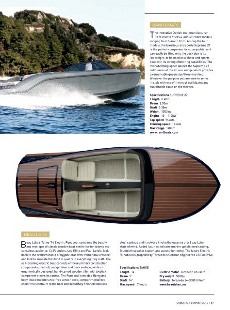 ONBOARD Magazine summer 2019