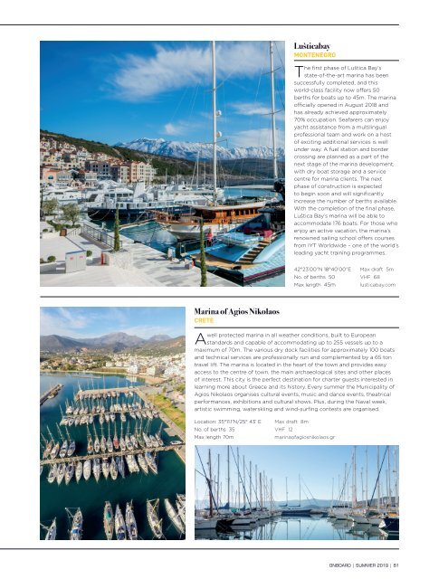 ONBOARD Magazine summer 2019