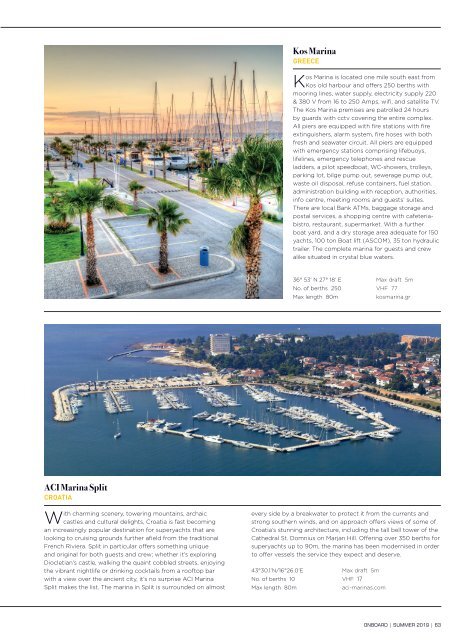 ONBOARD Magazine summer 2019