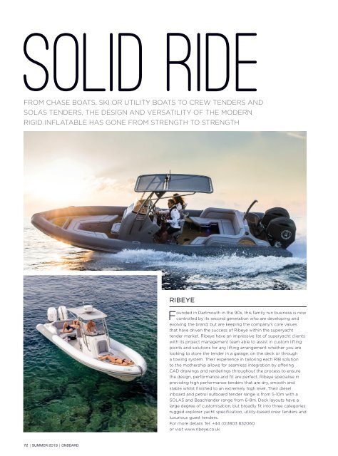 ONBOARD Magazine summer 2019