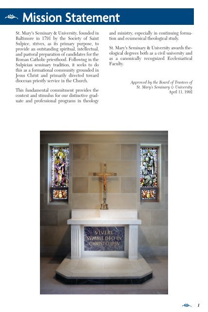 St Marys Seminary Baltimore, MD SOT catalog 2019