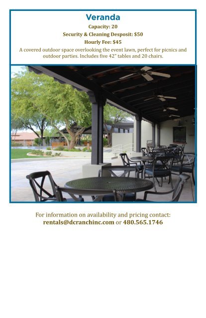 Facility Rental Brochure 2019
